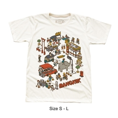 LineCense 曼谷 白色T-Shirt ( 尺碼 S - L ) 文創