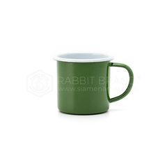 RABBIT BRAND 法瑯馬克杯 深綠  350ml (直徑9cm)
