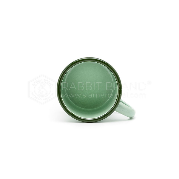 RABBIT BRAND 法瑯馬克杯 薄荷綠 350ml (直徑9cm) [泰國必買]
