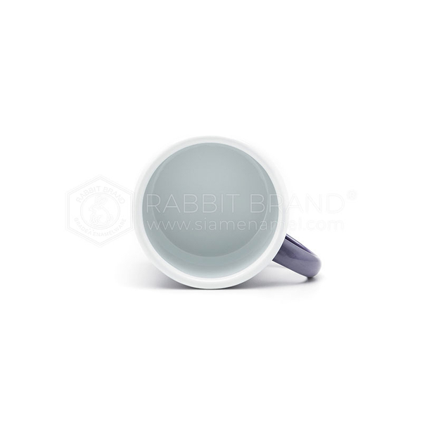 RABBIT BRAND 法瑯馬克杯 紫羅蘭色 350ml (直徑9cm)