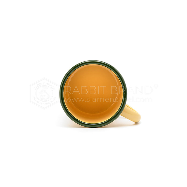 RABBIT BRAND 法瑯馬克杯 鵝黃 350ml (直徑9cm)