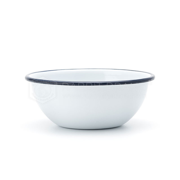 RABBIT BRAND 琺瑯碗 白色 550ml (直徑14cm)