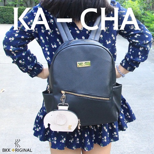 BKK Original Ka-Cha 小象造型零錢包 - 淺金金屬漆 [泰國必買]