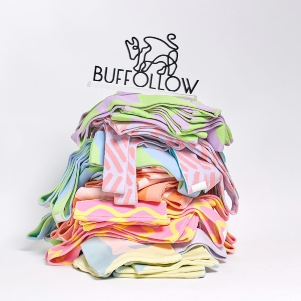 BUFFOLLOW - 重磅針織手提包 - Vacay - B  (英文字母系列)