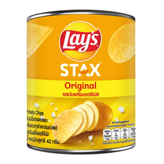 Lay's Stax 樂事 洋芋片 - 原味 42g （罐裝）