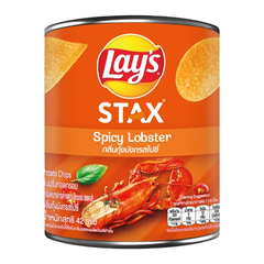 Lay's Stax 樂事 洋芋片 - 辣味龍蝦 42g（罐裝）