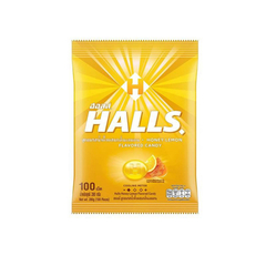 HALLS涼糖 - 蜂蜜檸檬 (100粒)