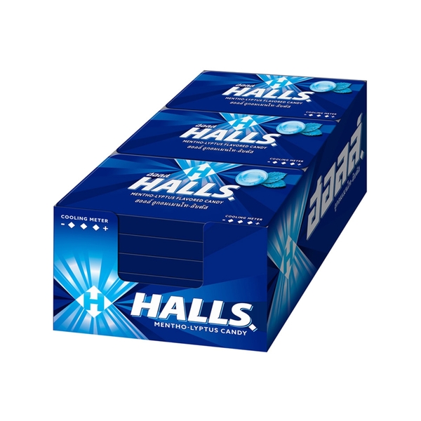 HALLS涼糖 - 薄荷 (8 粒) 22.4g x 18入 [澎湃組]