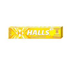 HALLS涼糖 - 蜂蜜檸檬口味 (9 粒) 34g*20包 [澎湃組]