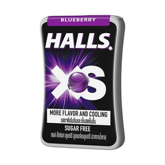 HALLS XS 無糖涼糖 - 藍莓 12.6g*12盒 [泰國必買] [澎湃組]