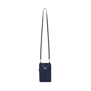 曼谷包 NaRaYa - 緞面手機掛包 - 深藍 (M號) 1007 卡包