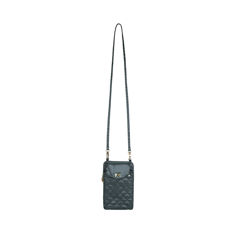 曼谷包 NaRaYa - 緞面手機掛包 - 灰色 1007