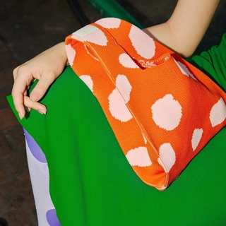 BUFFOLLOW - 重磅針織手提包 - EVERYDAY - 橘色