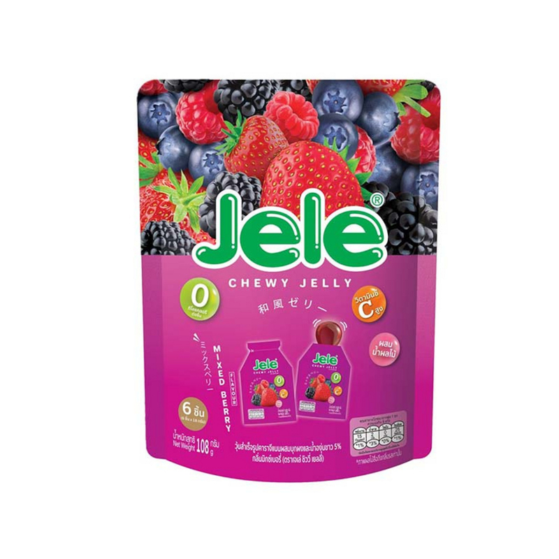 Jele - 蒟蒻果凍 - 綜合莓果口味 108g (18g*6入)