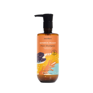 PHUTAWAN - Botanical Delight Hair Shampoo - Ginger & Rosemary 300ml [TOPTHAI] 